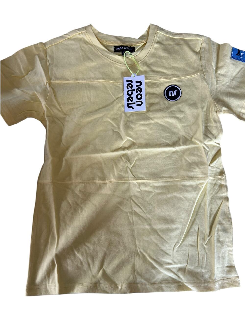 NEW Neon Rebels yellow shirt size 14